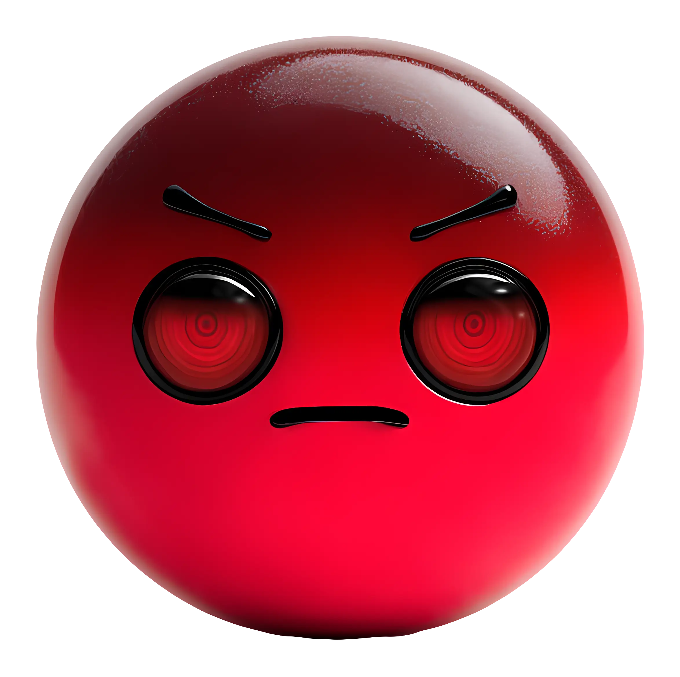 Angry Red Ball Cartoon