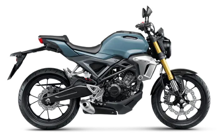Modern Blue Motorcycle in Sleek Design