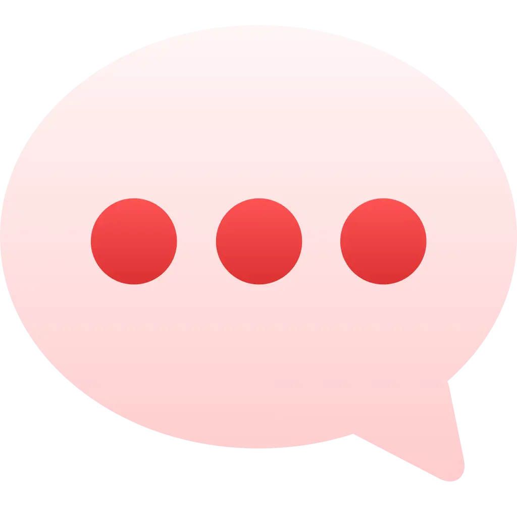 Speech Bubble Icon with Ellipsis