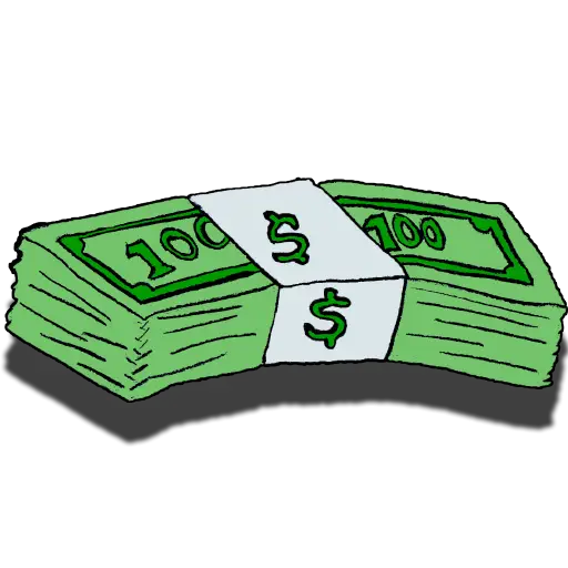 Stack of Cash Illustration
