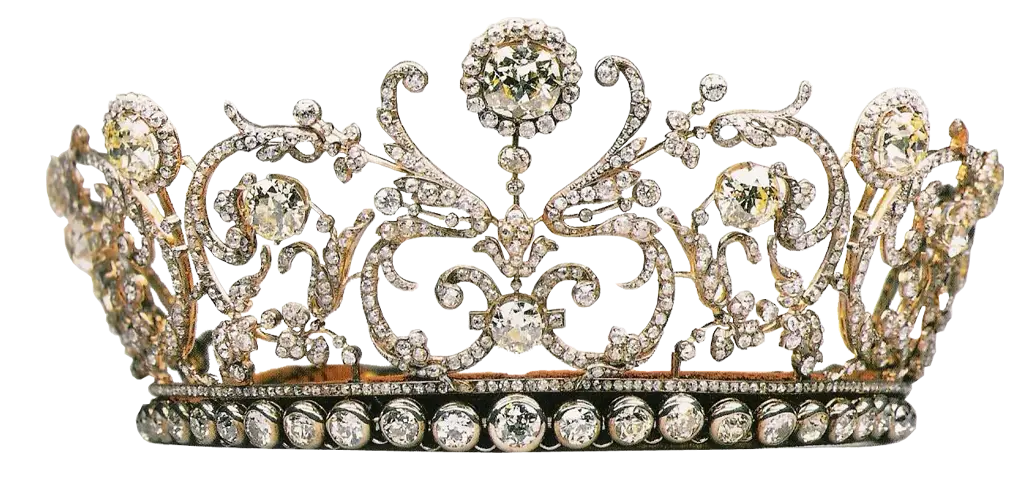 Luxurious Diamond Crown with Intricate Design