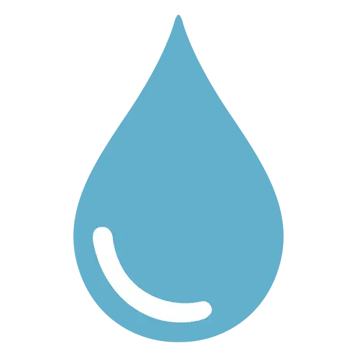 Blue Water Drop Icon Design