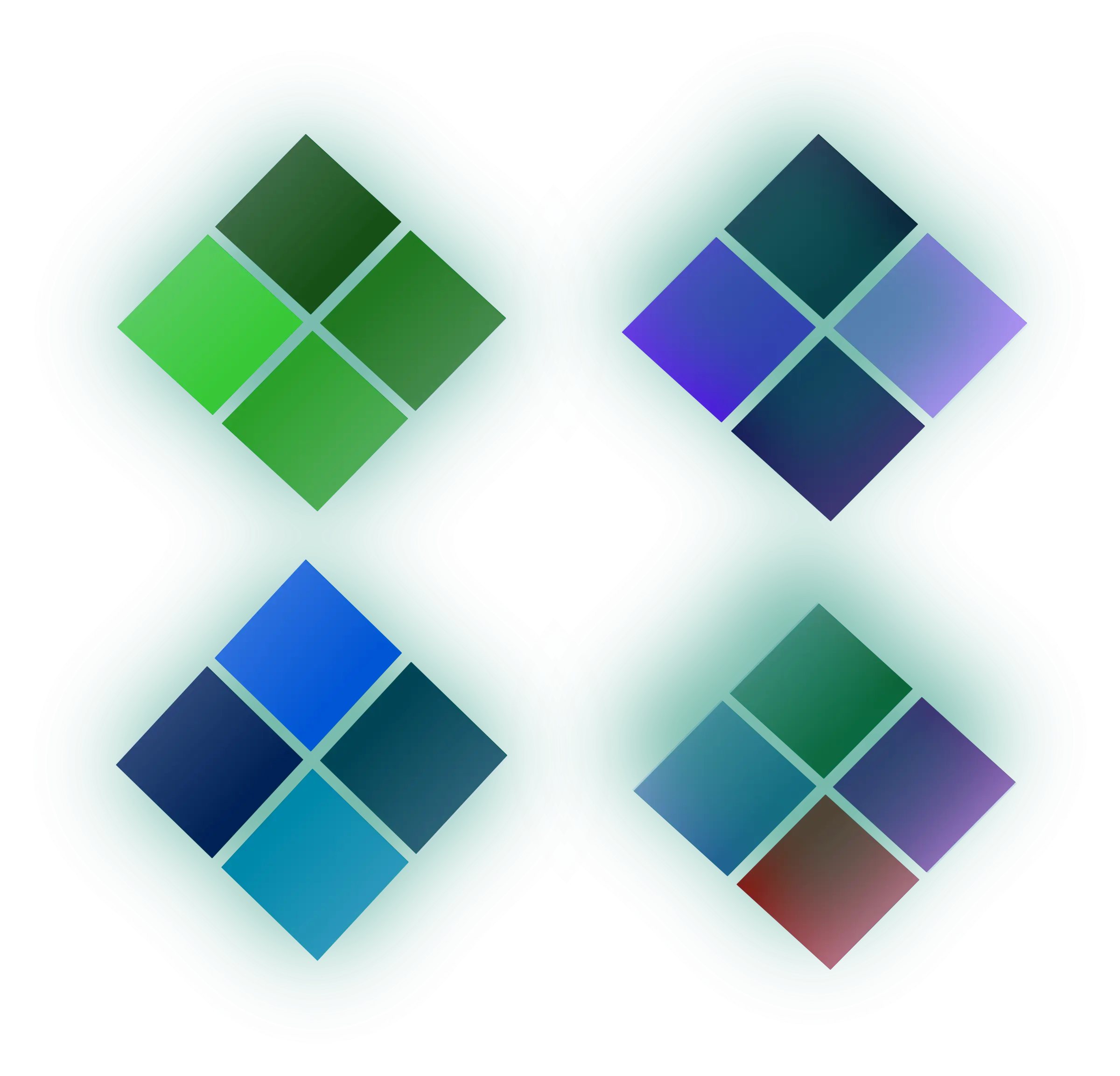 Colorful Square Patterns in Abstract Style