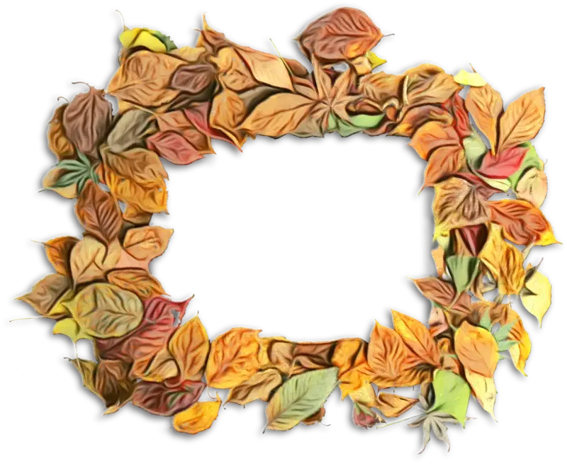 Autumn Leaves Frame Design
