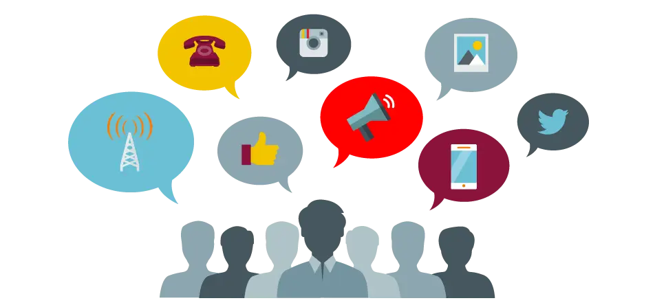 Social Media Communication Icons