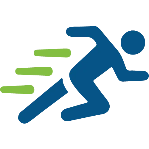 Running Figure Symbol