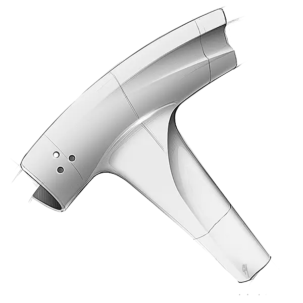 Modern White Hair Dryer Design