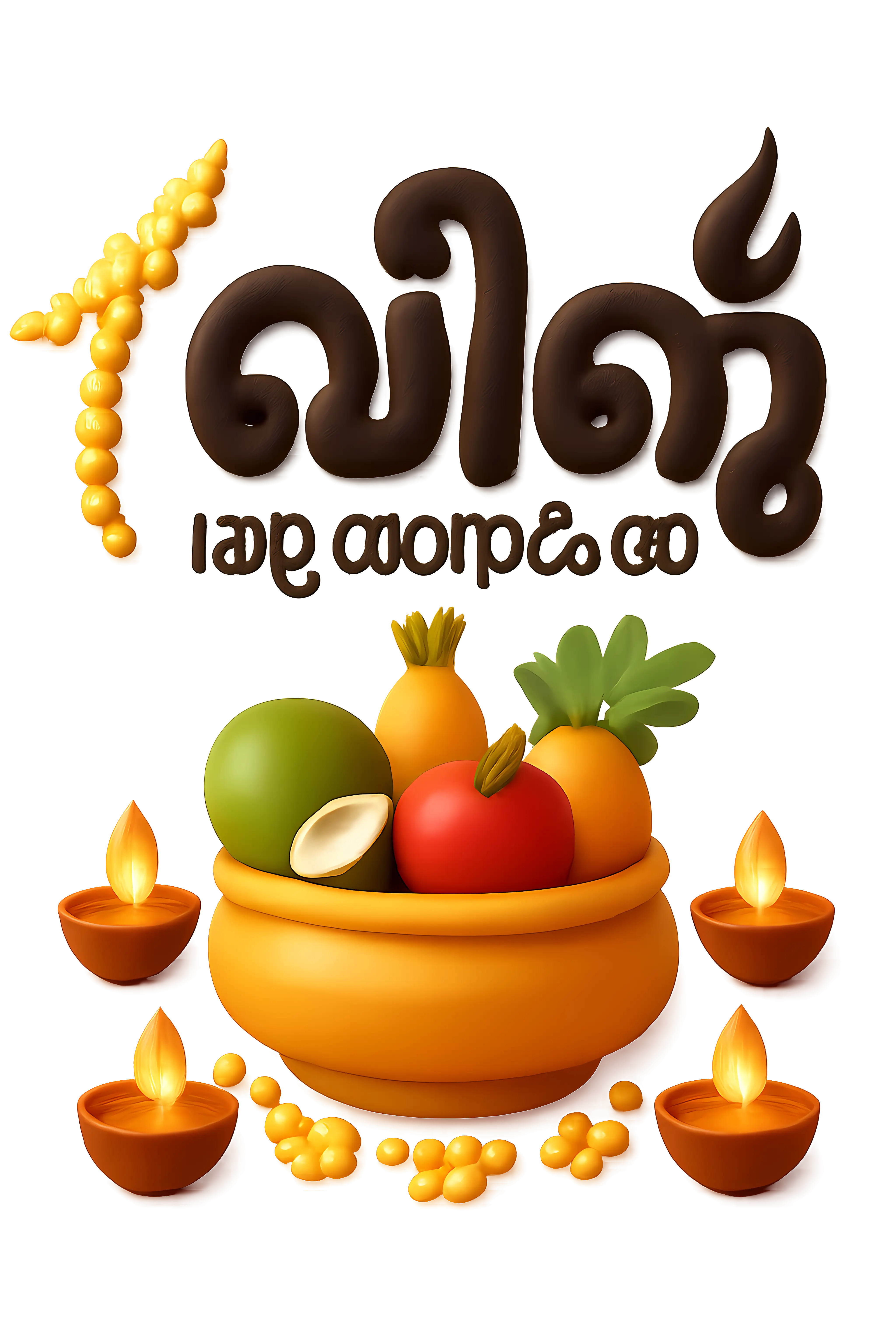 Onam Festival Illustration with Traditional Elements