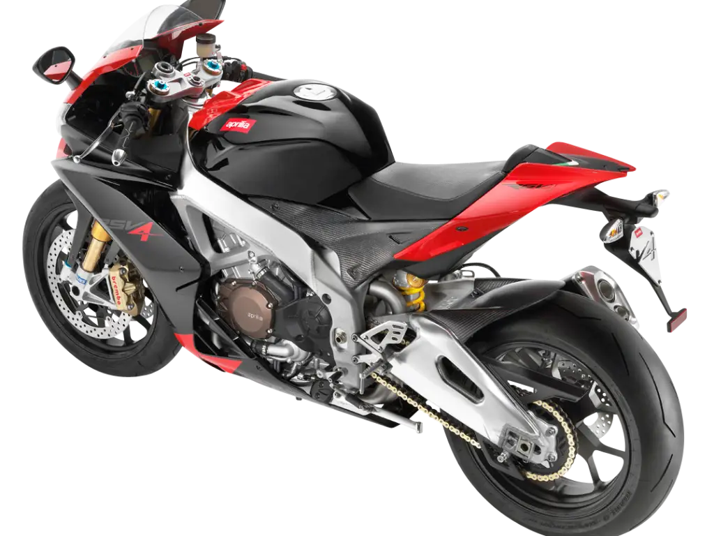 Red and Black Modern Sports Motorcycle