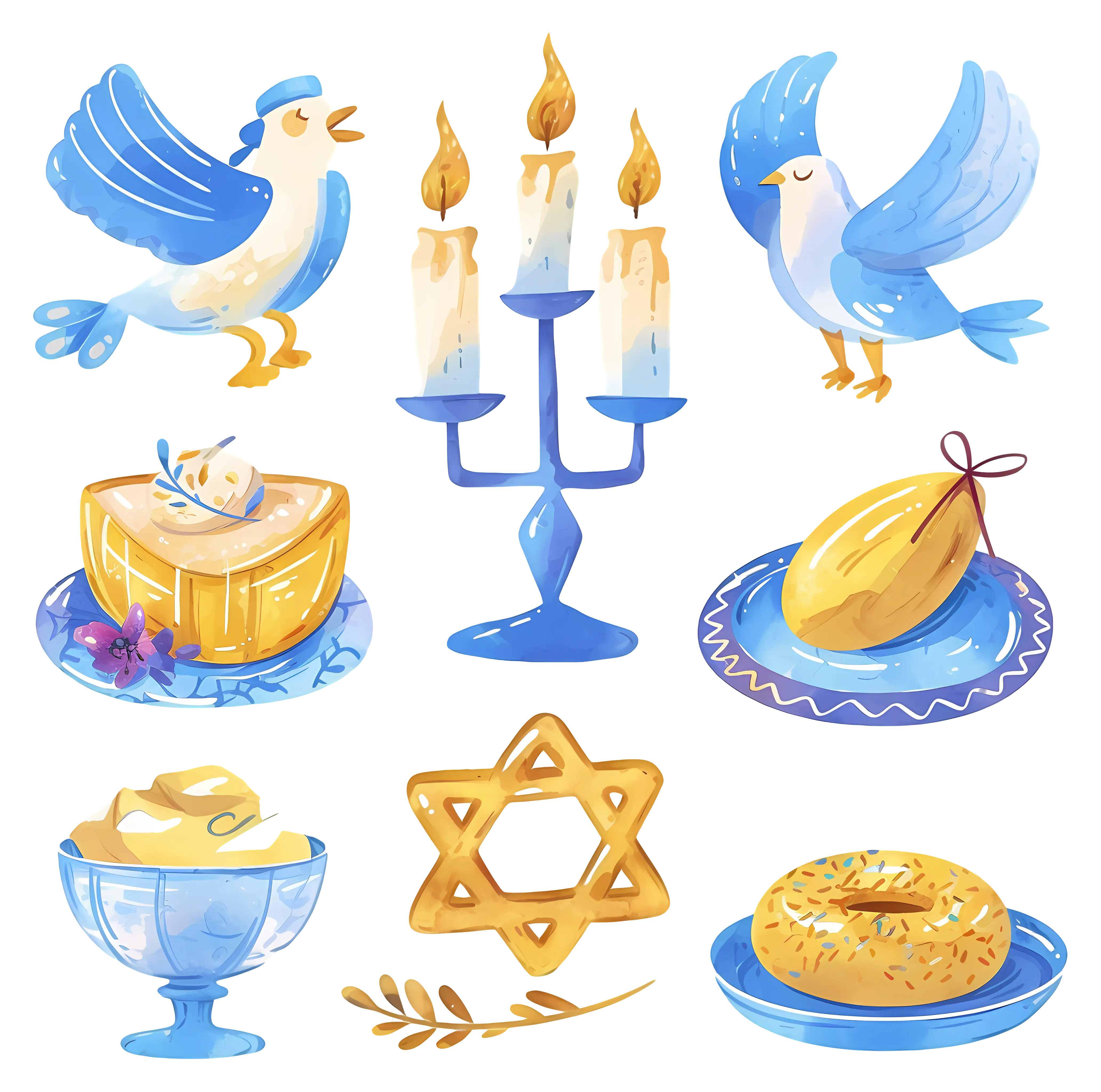 Hanukkah Symbols and Decorations