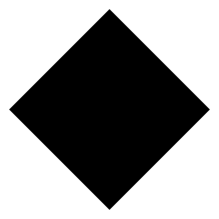 Black Diamond Geometric Shape