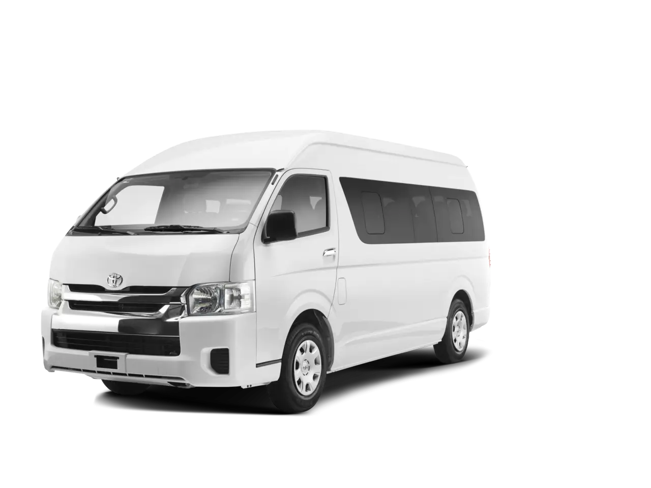White Passenger Van