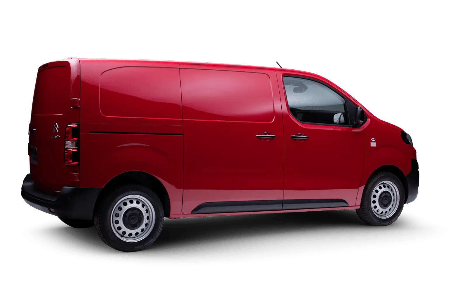 Modern Red Cargo Van for Transportation
