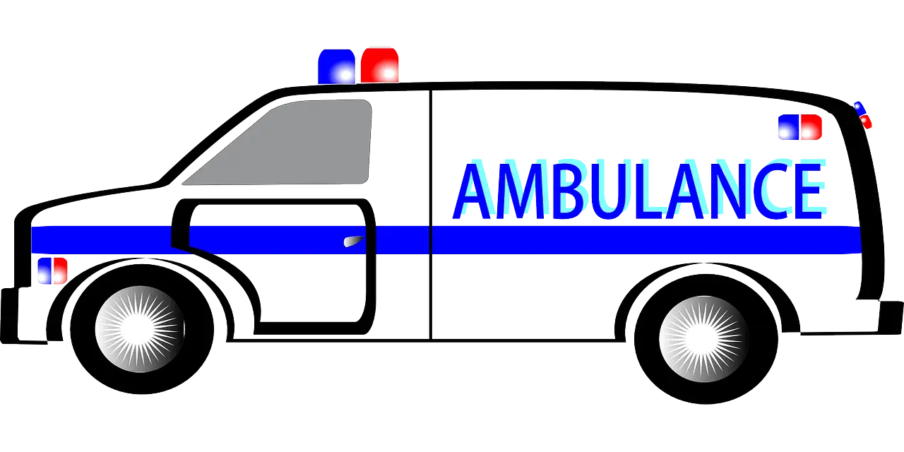 Illustration of an Ambulance Vehicle