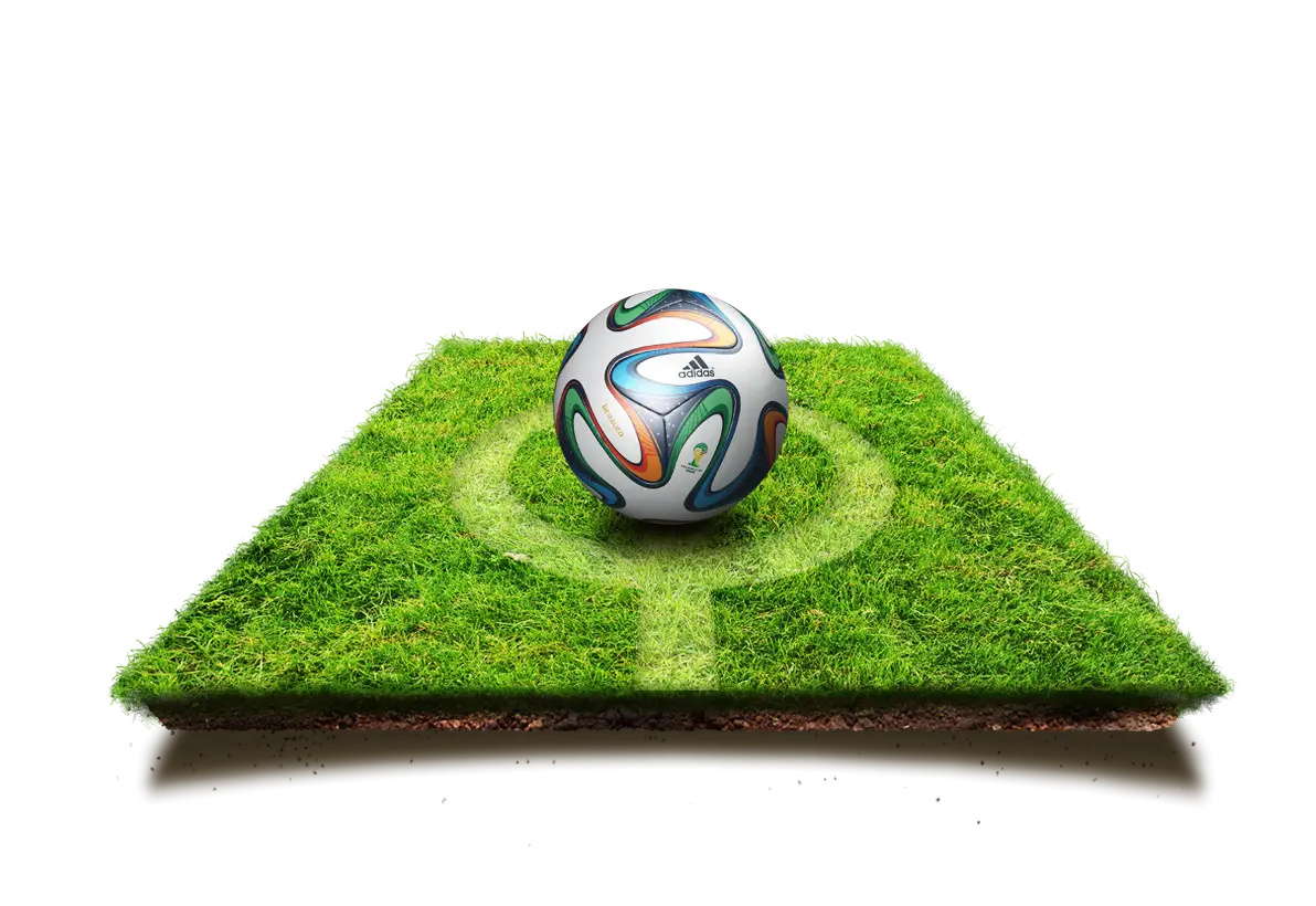 Soccer Ball on Grass Field
