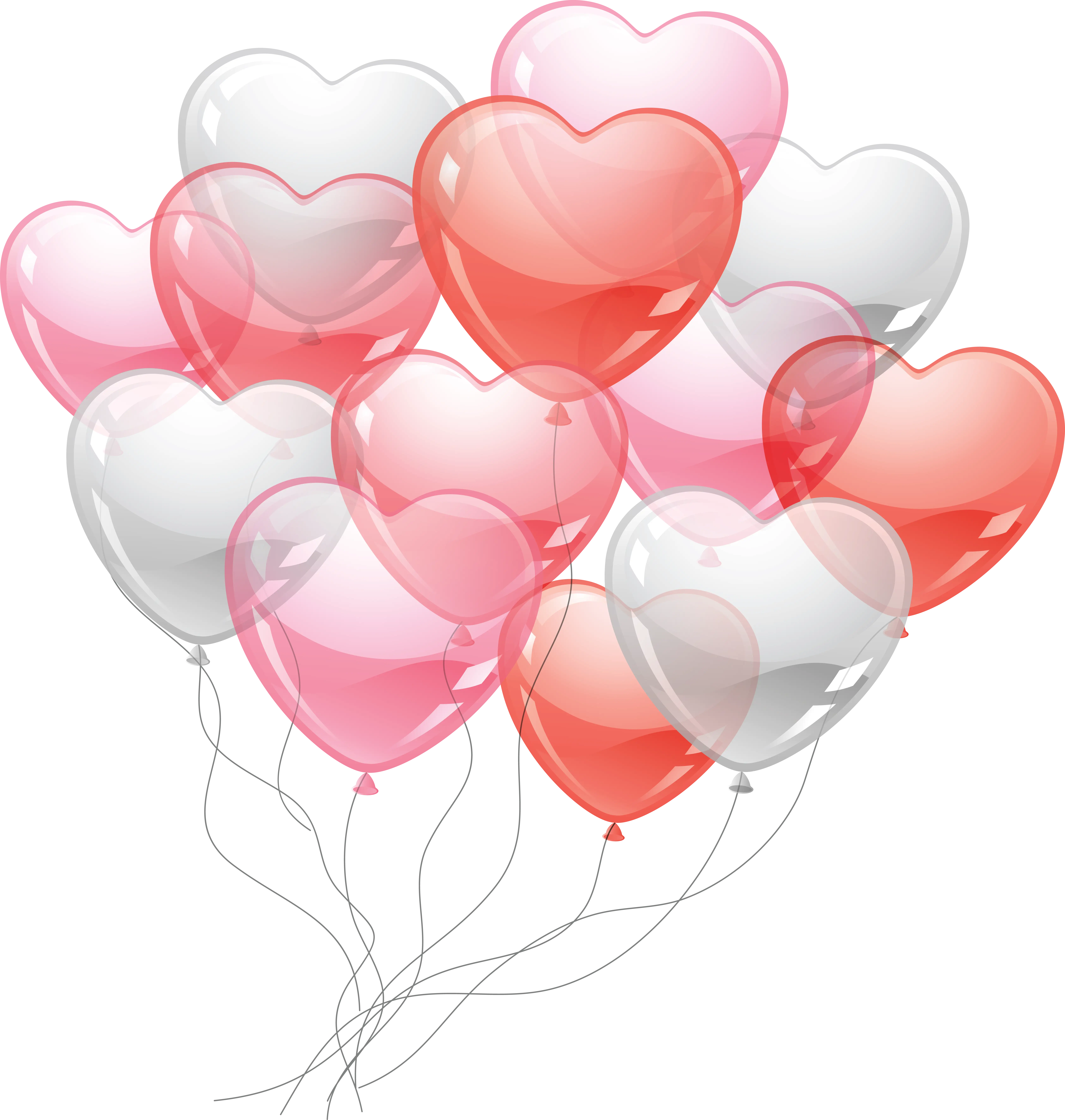 Heart-Shaped Balloons for Romantic Occasions