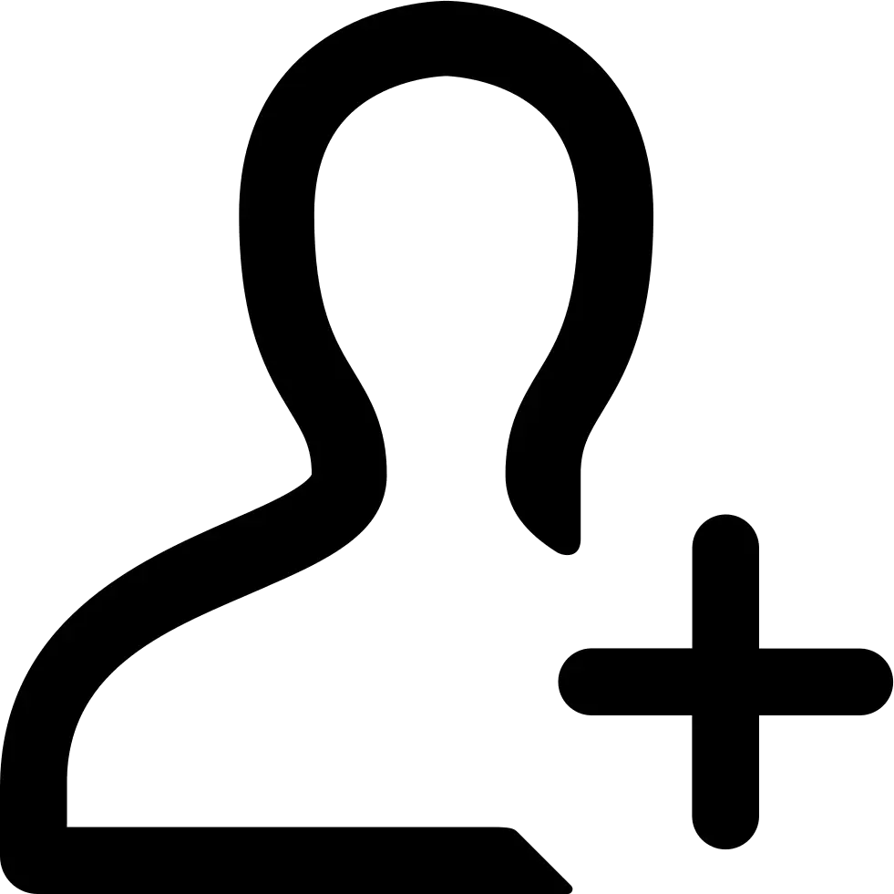 User Plus Icon for Profiles