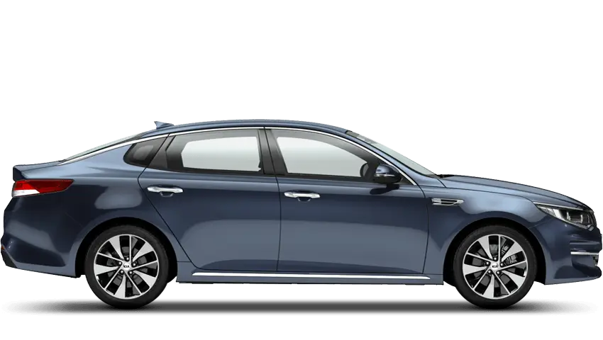 Blue Sedan Car Side View