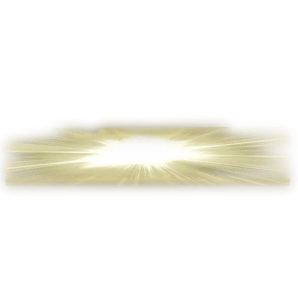 Glowing Light Beam