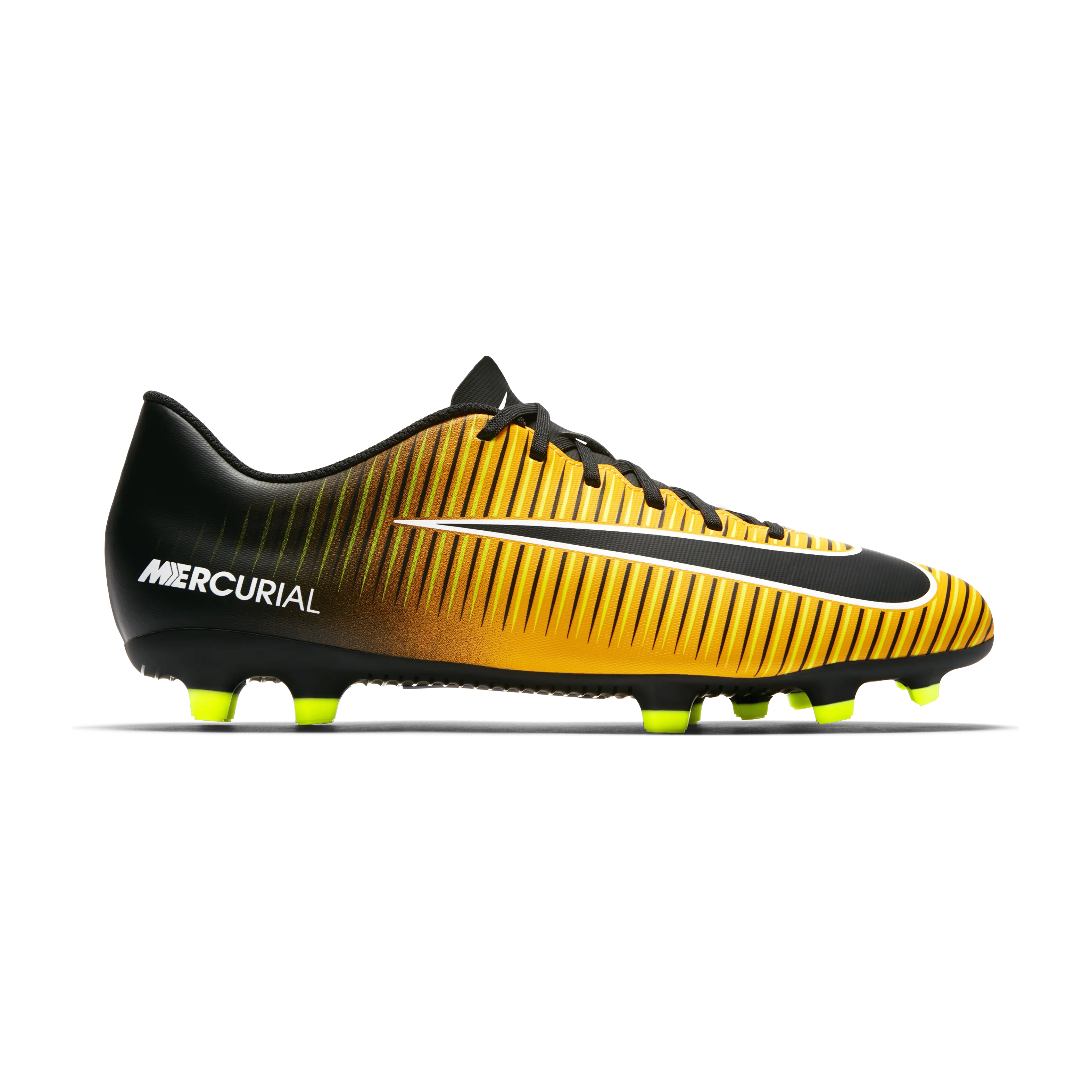 Yellow and Black Nike Mercurial Soccer Shoes