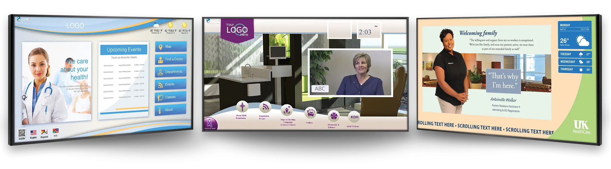 Digital Information Screens