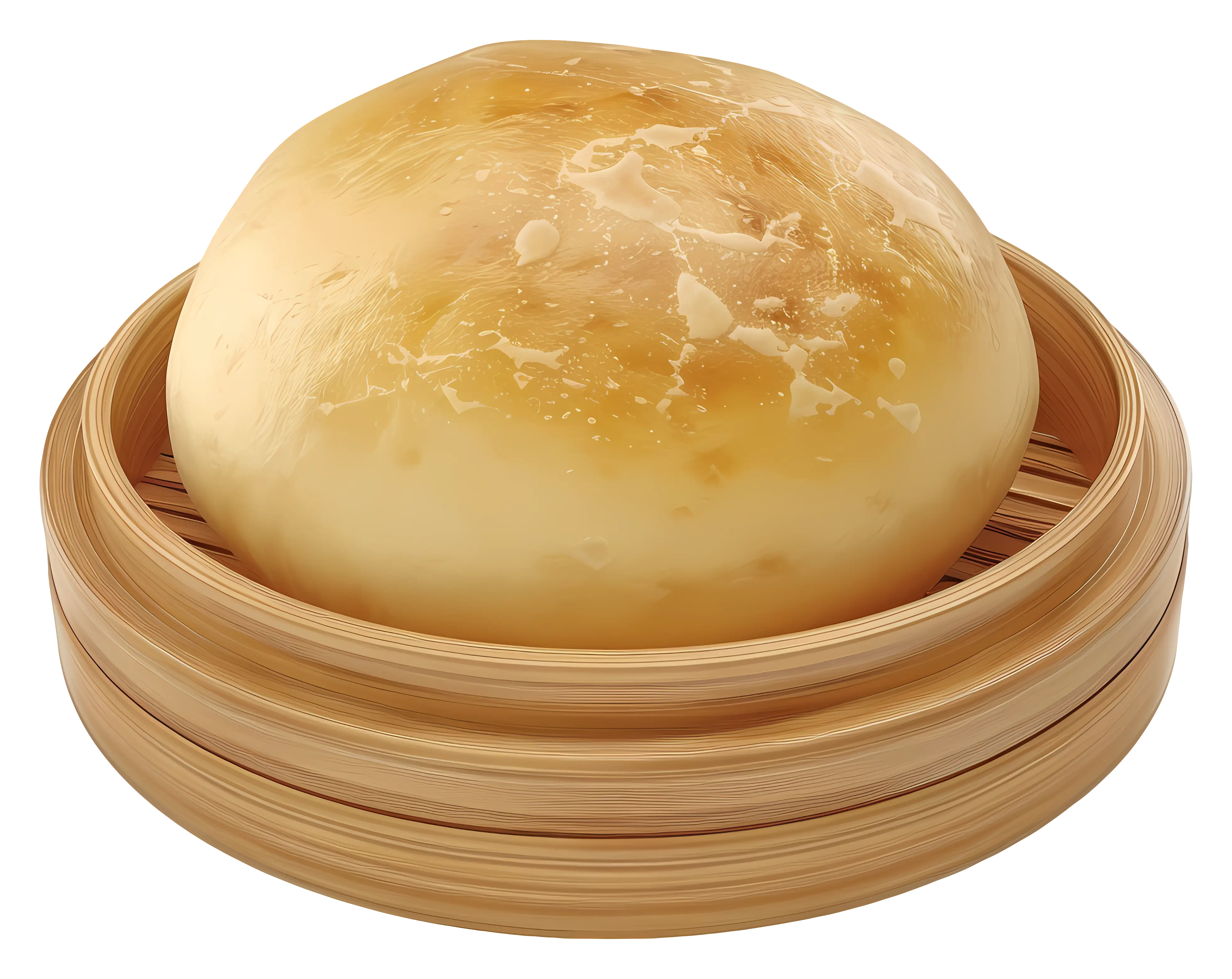 Steamed Bread in Bamboo Steamer