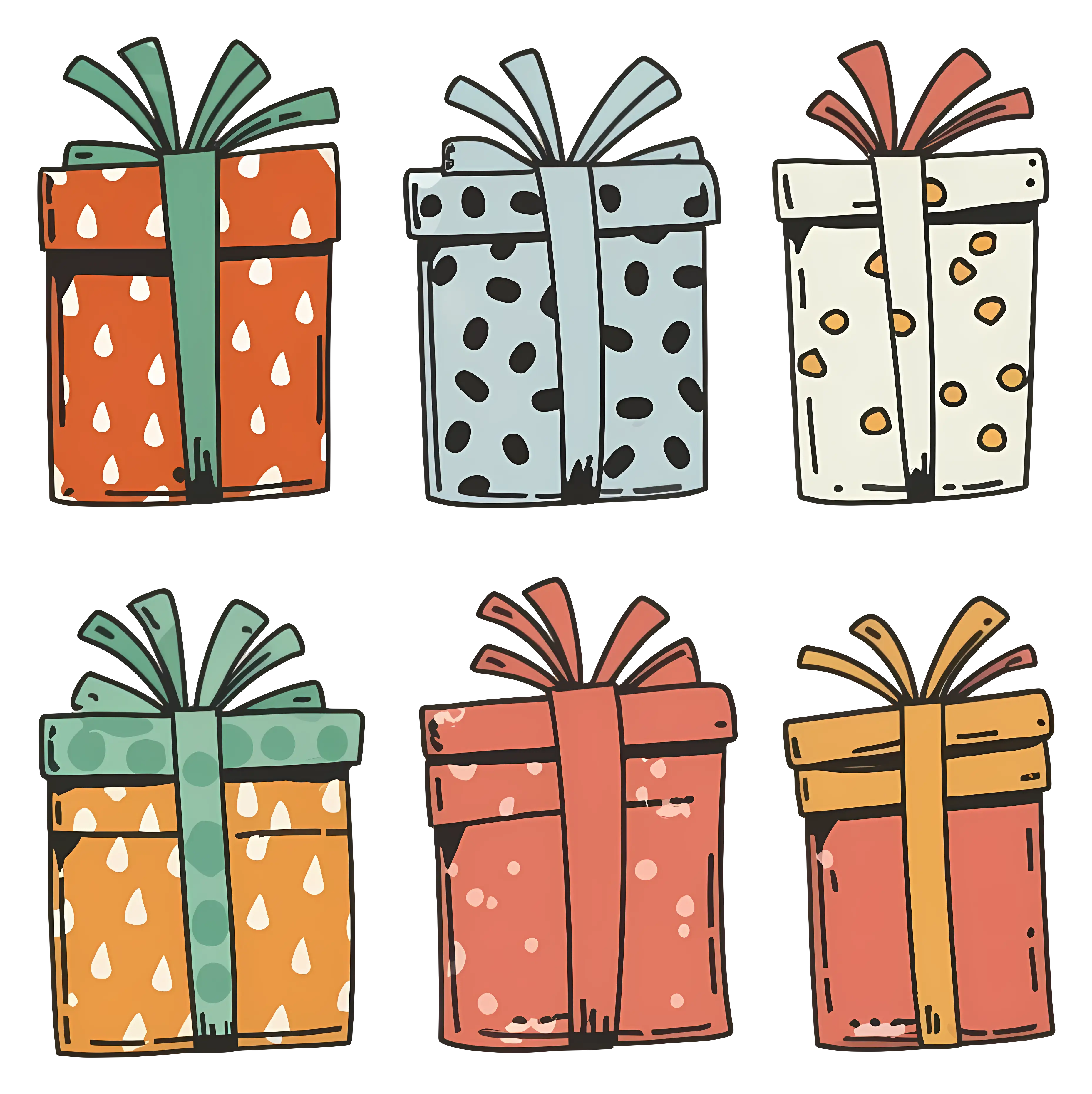 Colorful and Decorated Gift Boxes