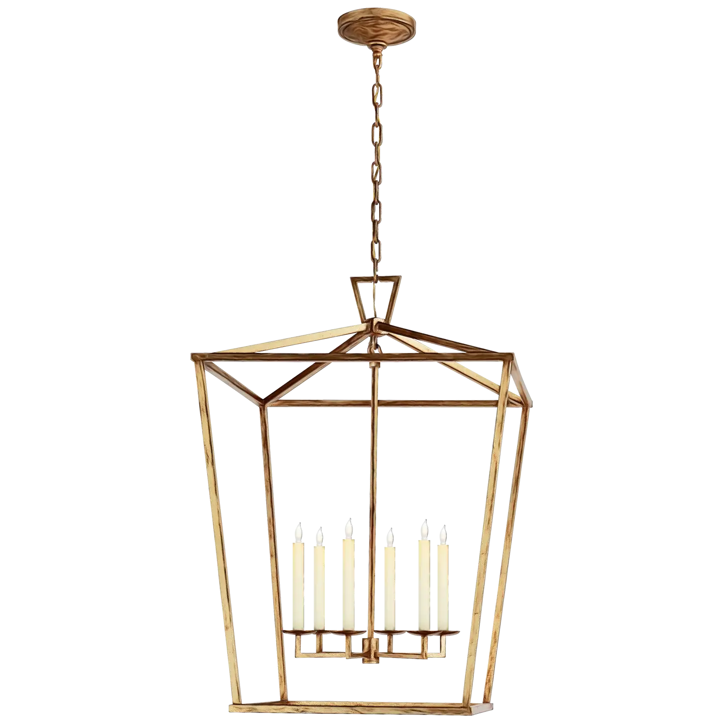 Elegant Hanging Lantern with Candles