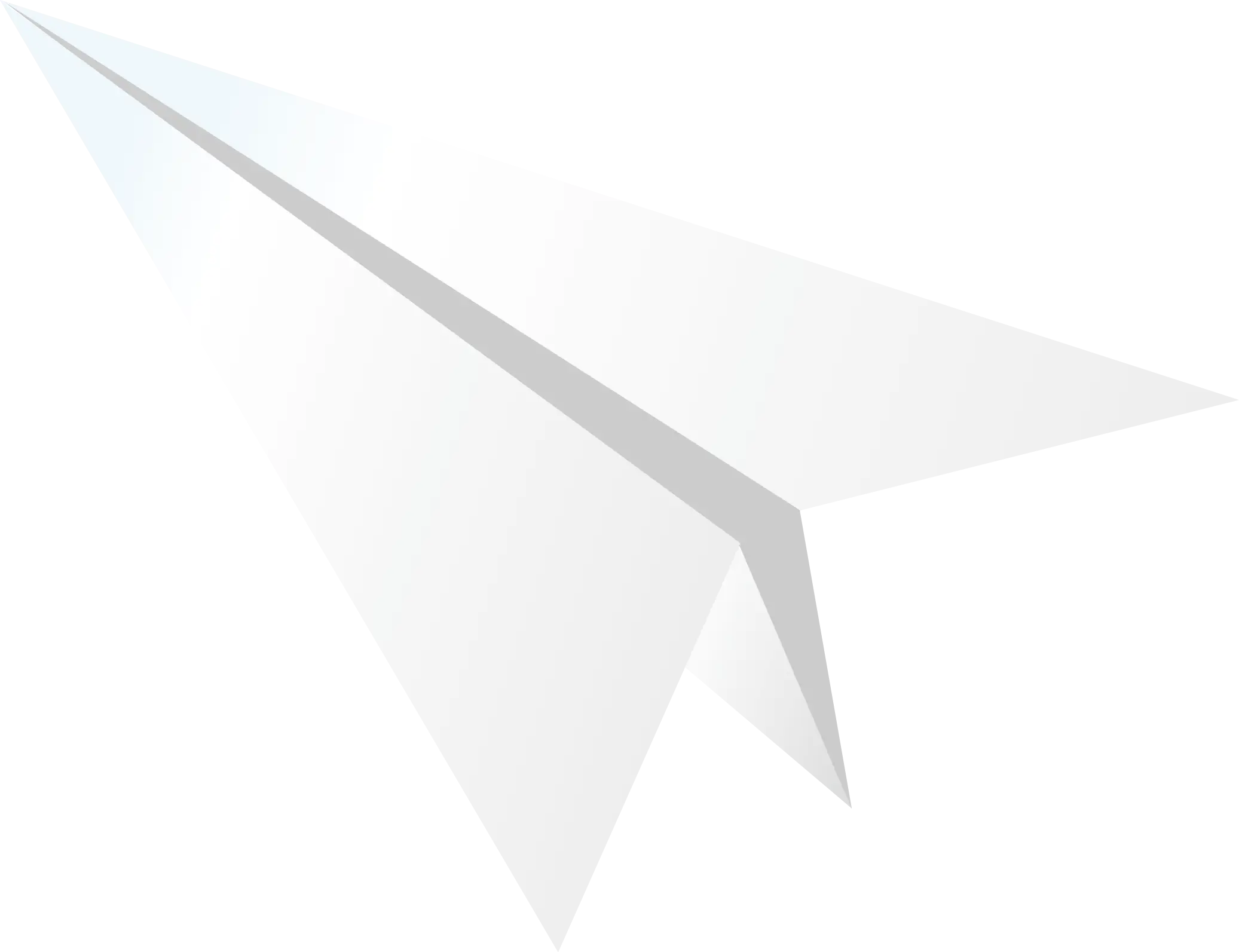 White Paper Airplane Illustration