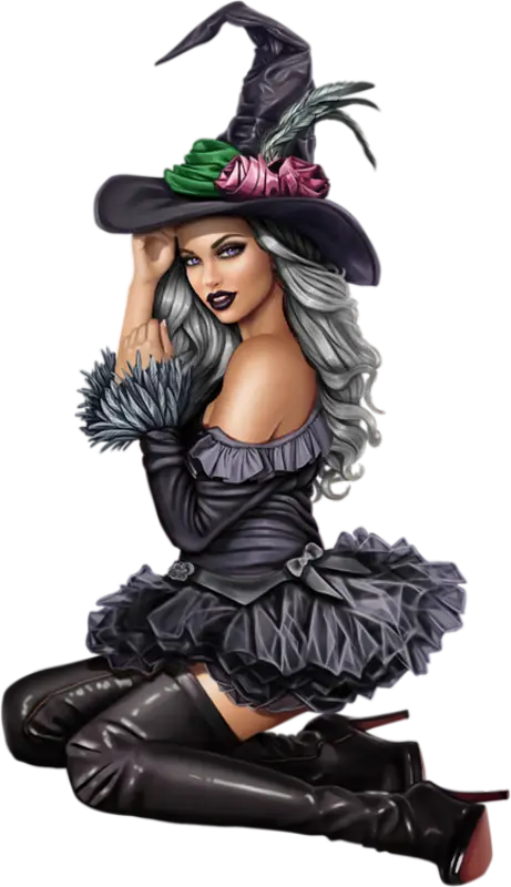 Fantasy Witch Character