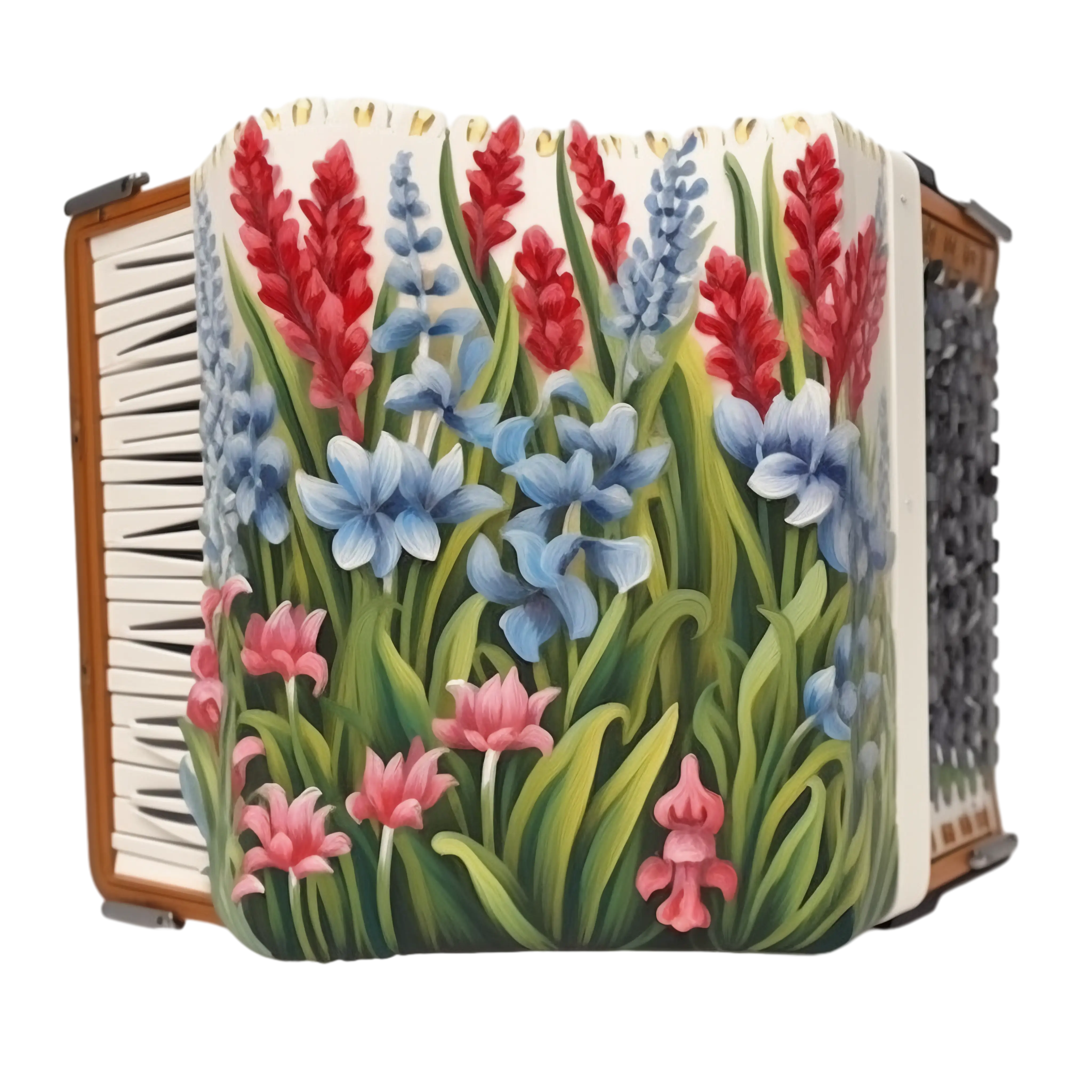 Colorful Floral Accordion
