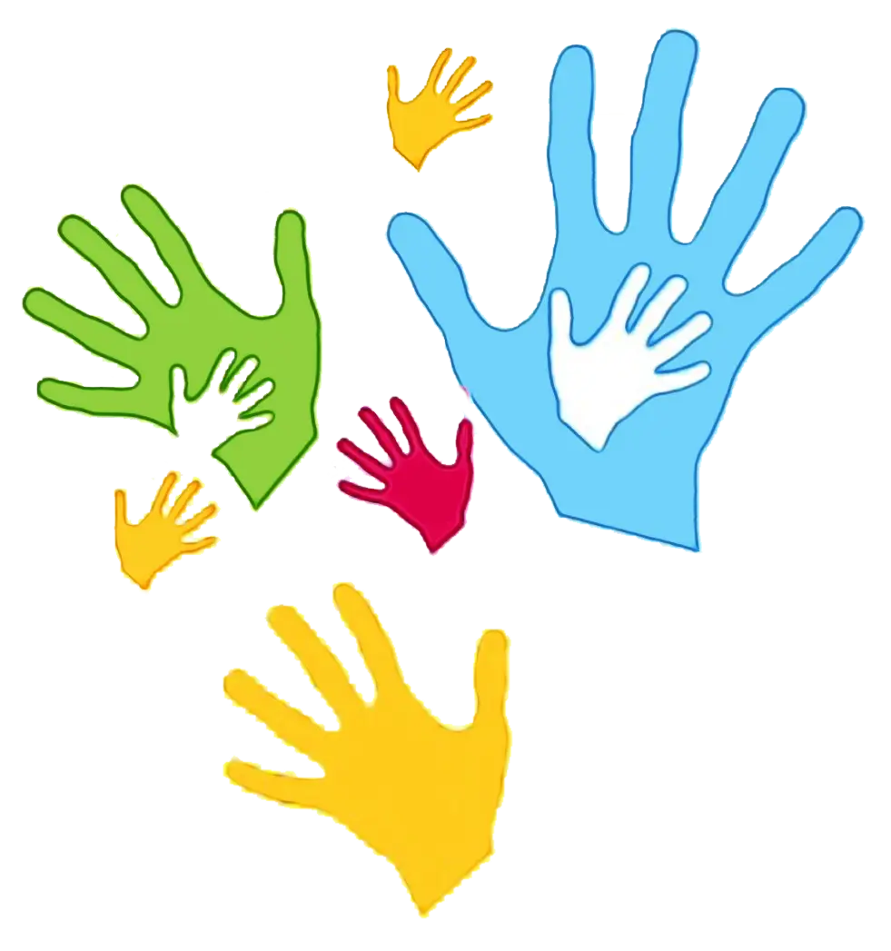 Colorful Handprints for Artistic Expressions