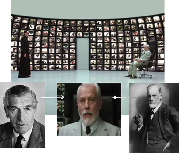 Surveillance Room with Multiple Screens