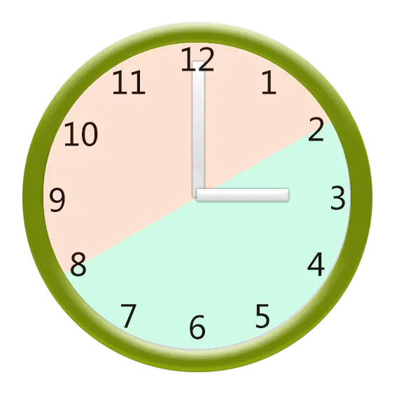 Clock Illustration with Colorful Design