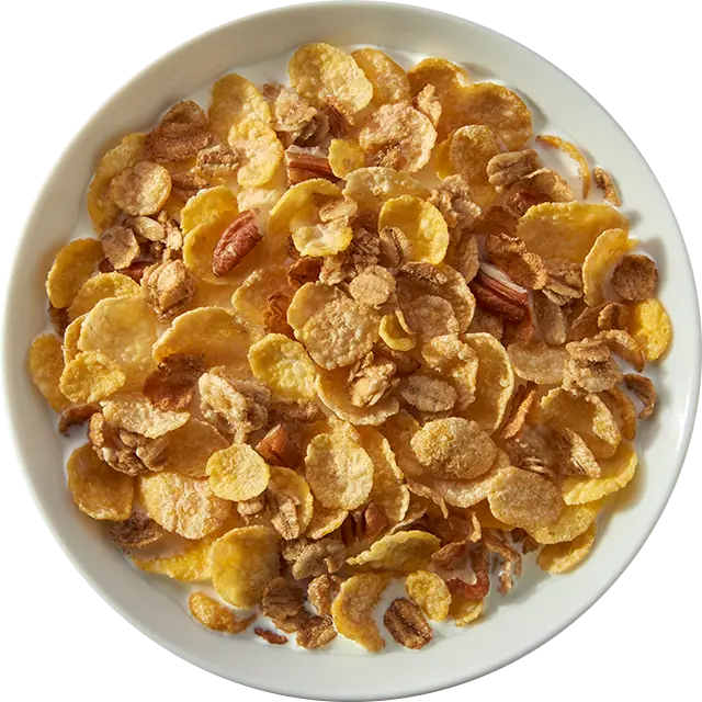 Bowl of Crunchy Corn Flakes
