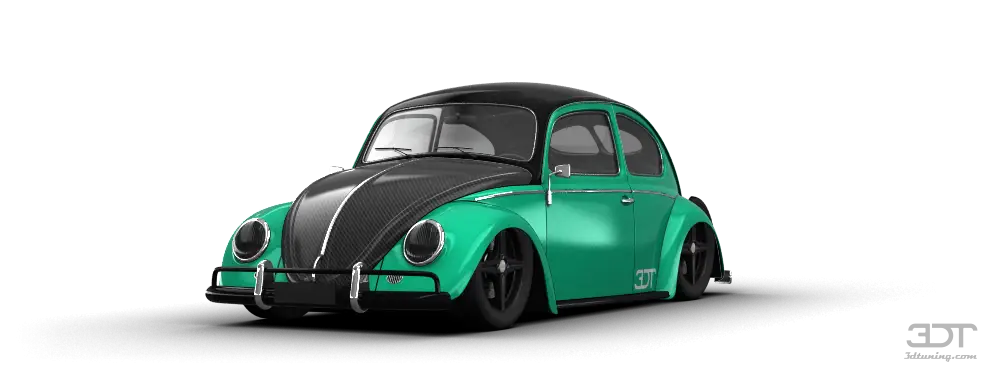 Stylish Green and Black Vintage Car