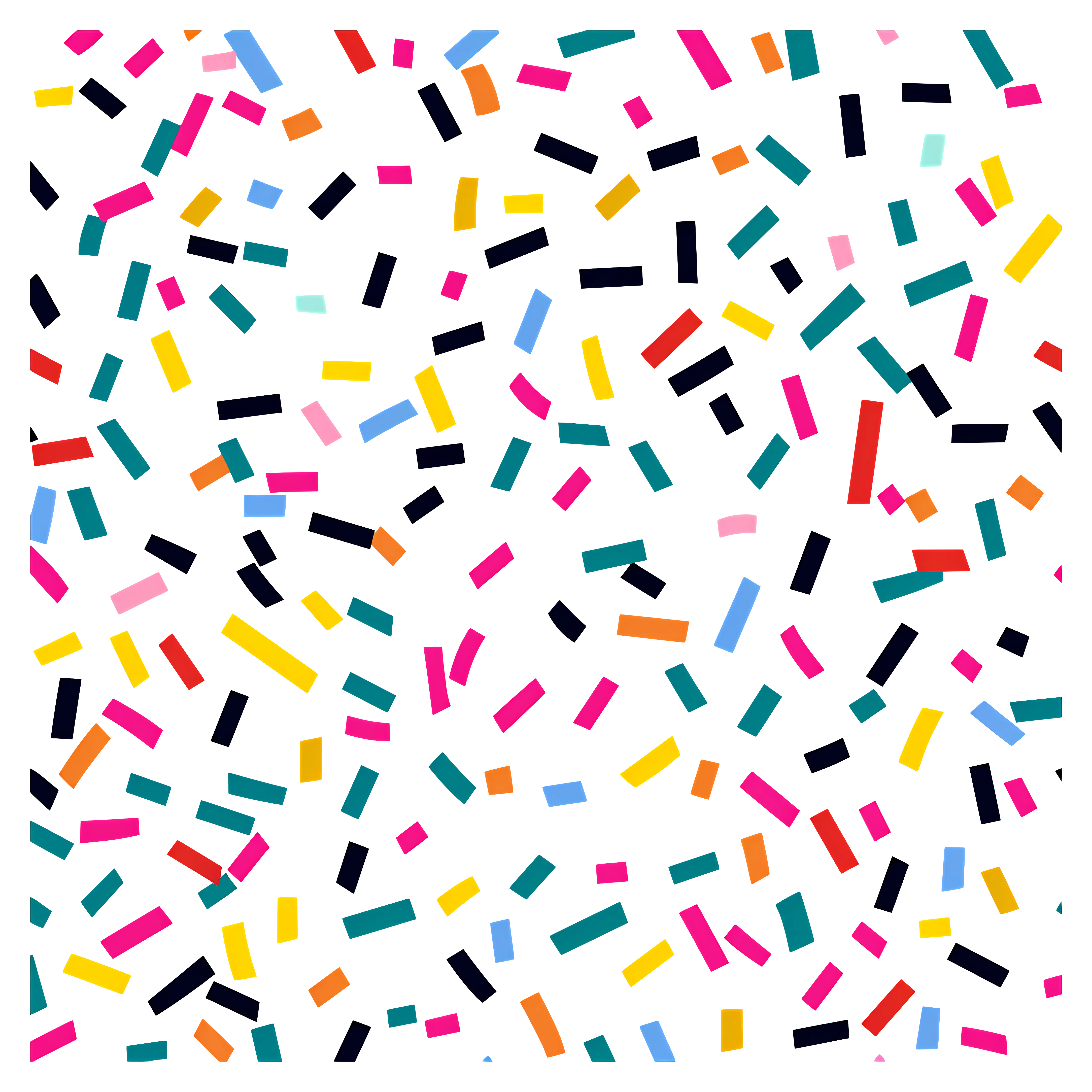Colorful Confetti Patterned Background
