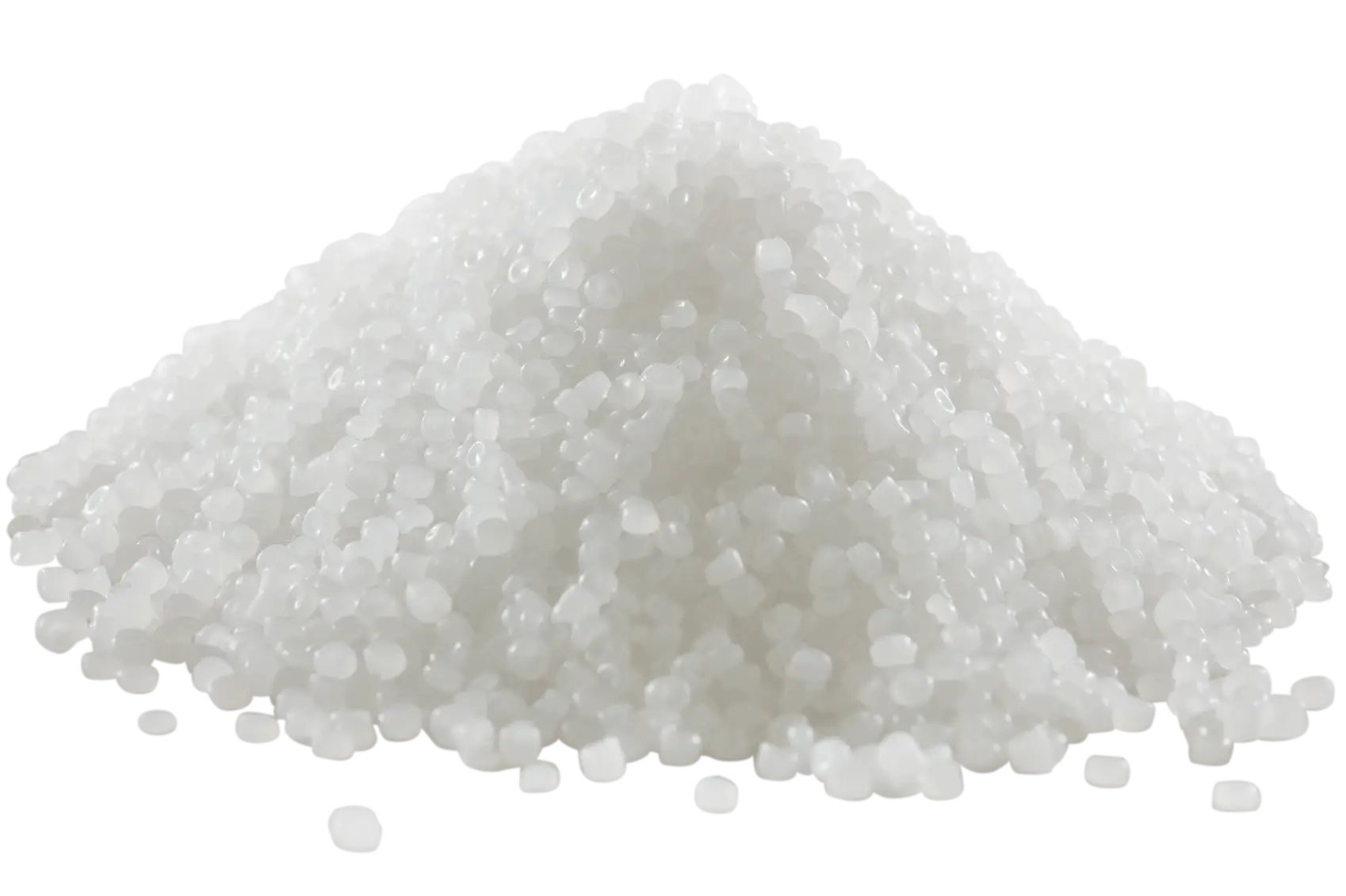 Pile of White Salt Granules