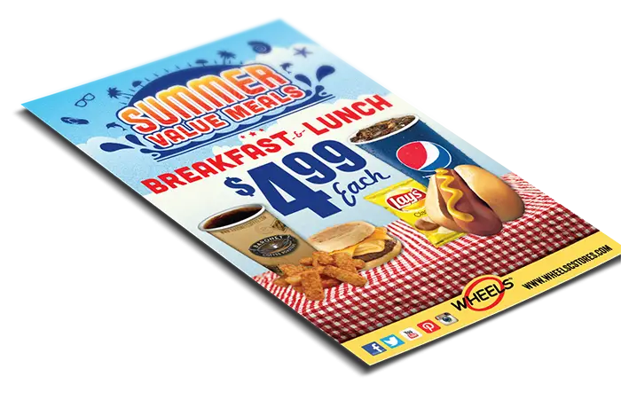 Summer Value Meals Flyer