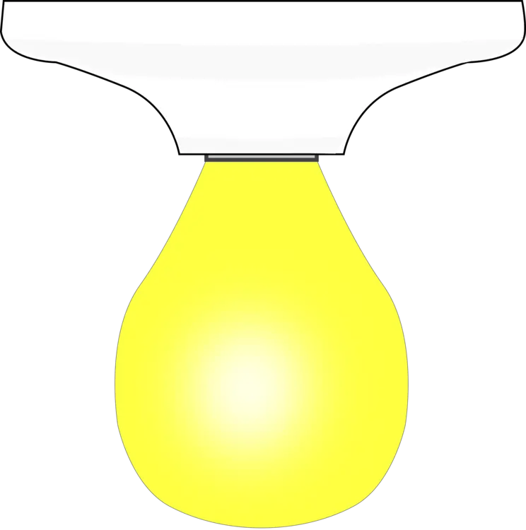 Yellow Light Bulb