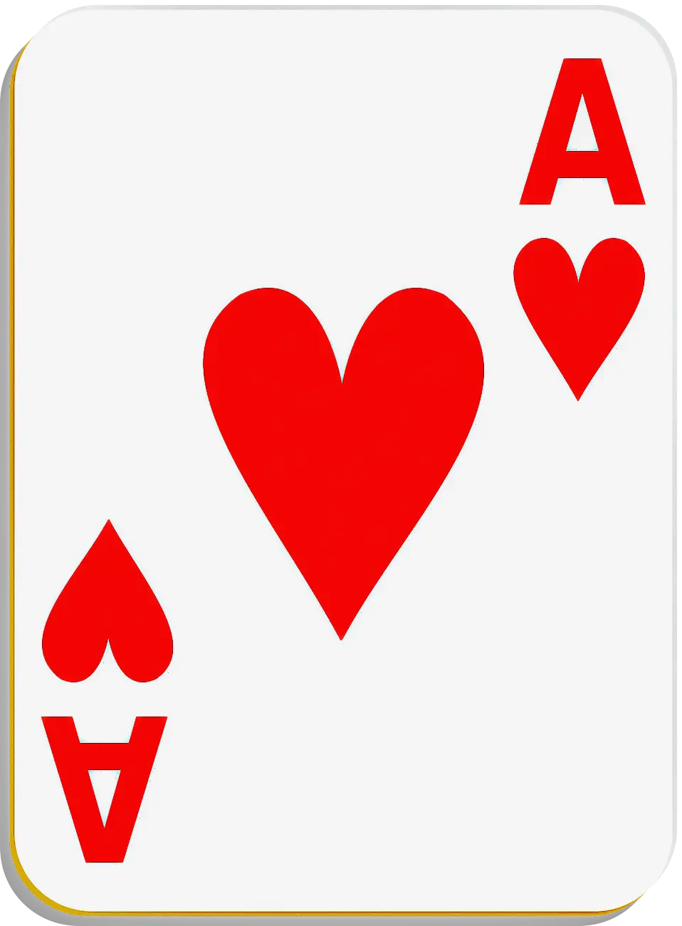 Ace of Hearts Playing Card