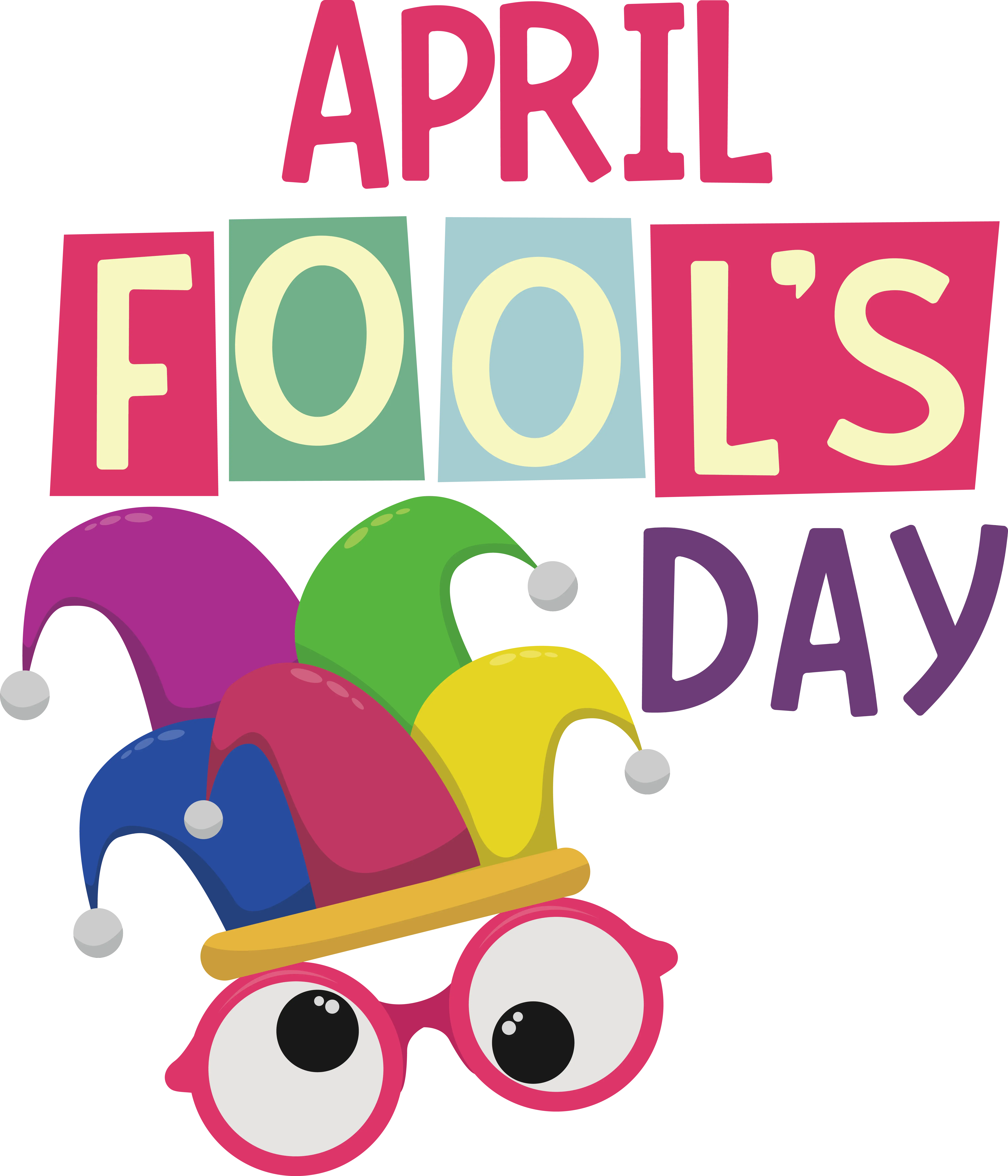 Colorful Jester Hat for April Fool&#039;s Day