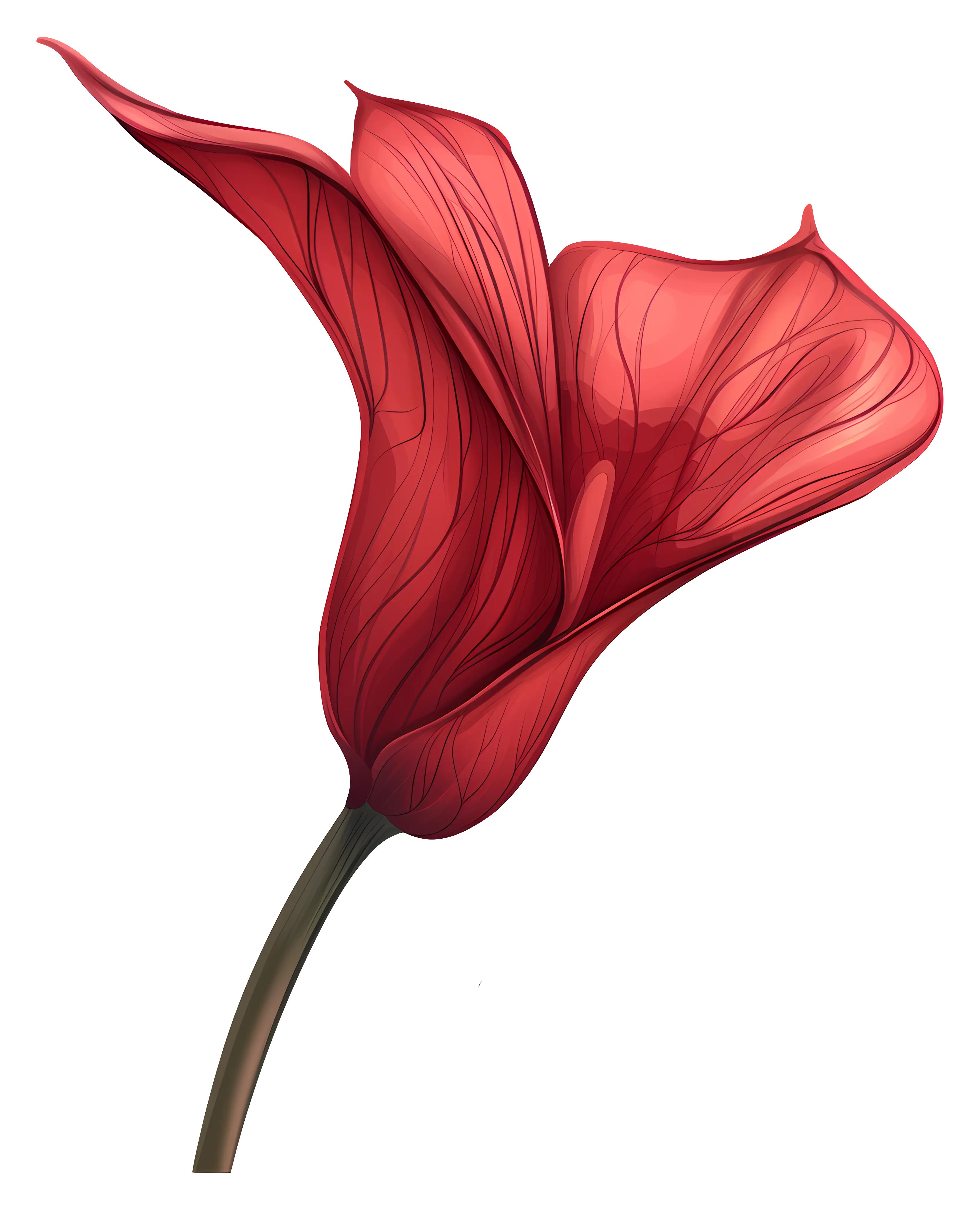 Red Flower Illustration