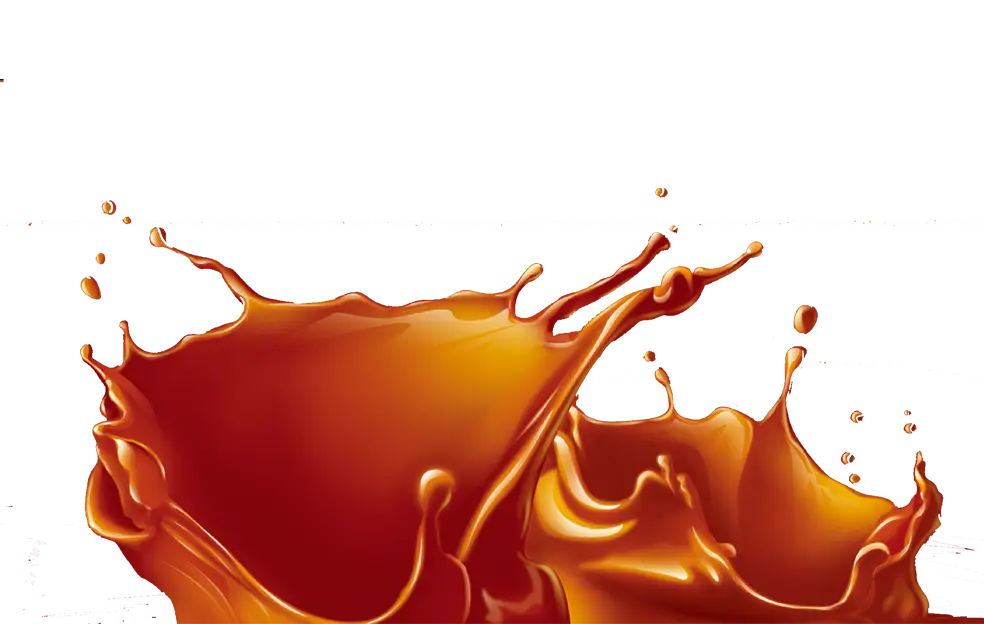 Orange Liquid Splash for Dynamic Designs
