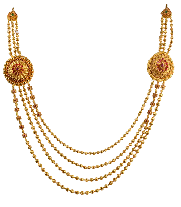 Traditional Gold Necklace Design