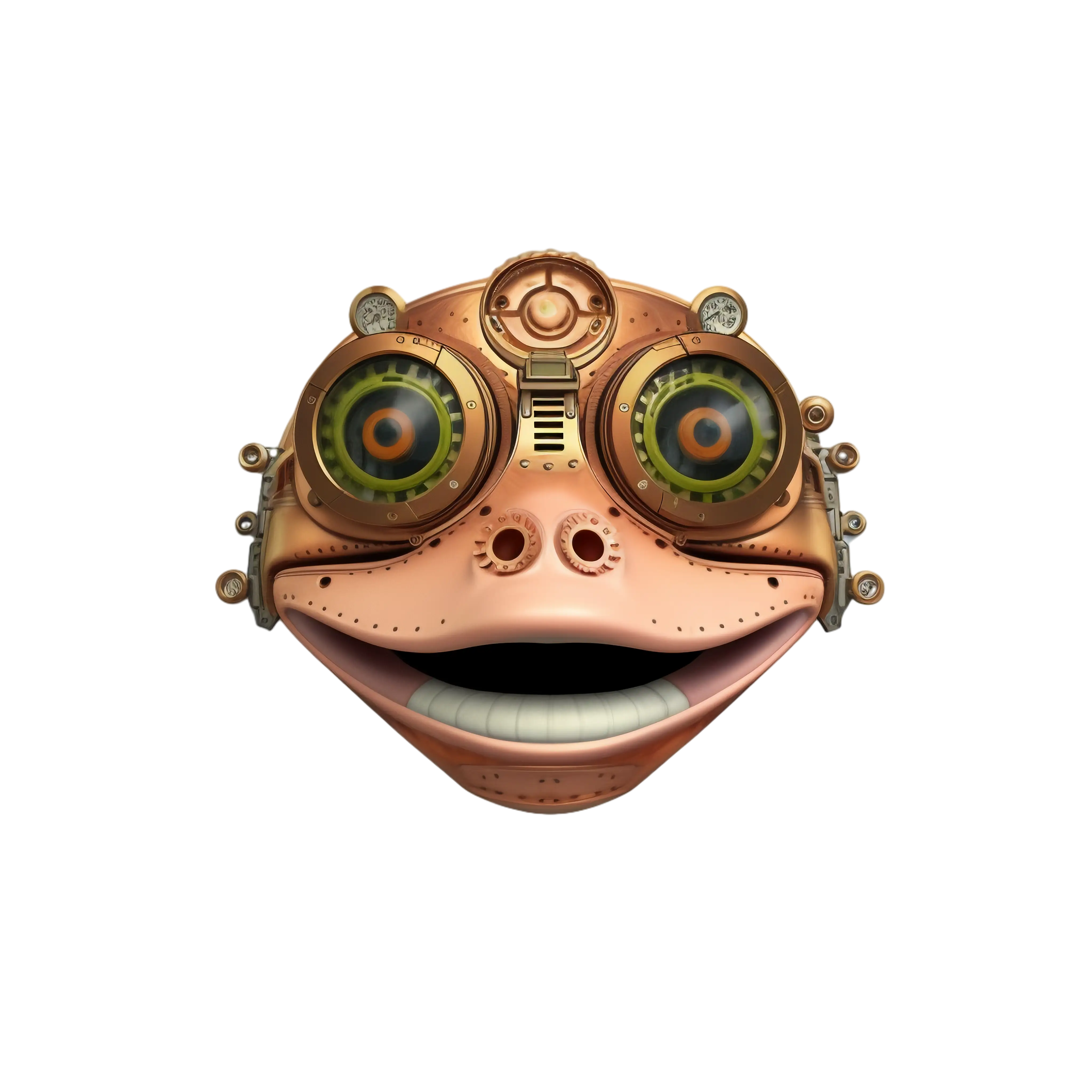 Steampunk Frog Character