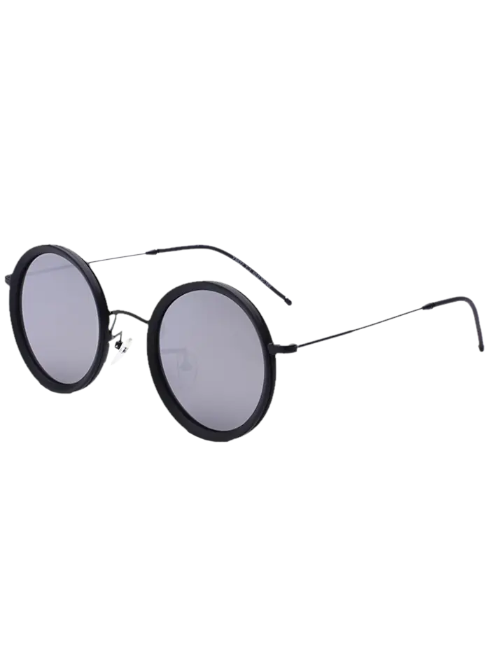 Round Black Sunglasses Accessory