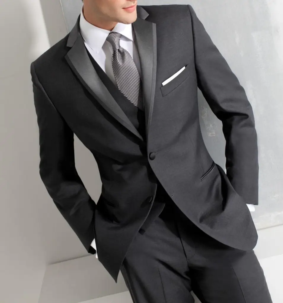 Man in Black Business Suit