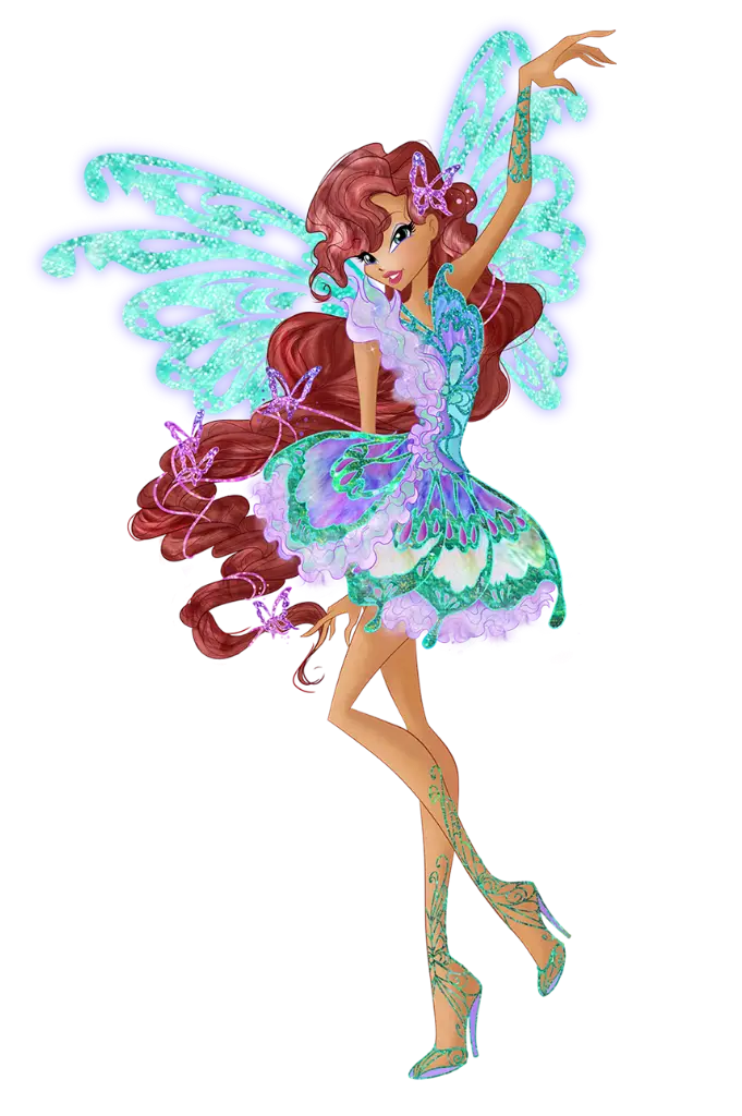 Elegant Fairy Character with Wings