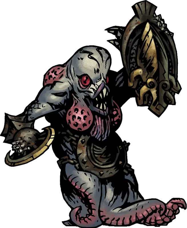 Mutant Creature with Shield